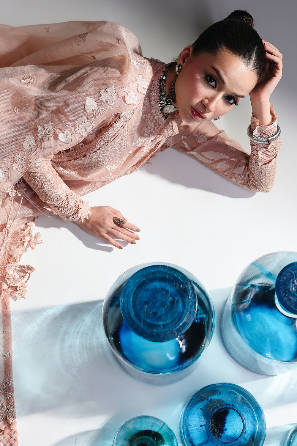 Buy QALAMKAR QFL-11 JINA  Embroidered  Suit 3 Pcs Unstitched | Women Summer Dresses 2026.choose good quality brands like Maria b zainab Chottani, Hussain Rehar, sobia nazir etc... Various Pakistani branded dresses summer fabric, elegant design, perfect for casual & formal wear also shop eid collections from khaslibaas .delivery available in UK, USA, Canada, UAE, Dubai and other countries... 