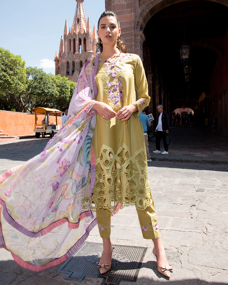 MUSHQ Odyssey Lawn 2026 Aranza– Luxury Unstitched Embroidered Lawn Suit  | Women Summer Dresses 2026.choose good quality brands like Maria b zainab Chottani, Hussain Rehar, sobia nazir, Qalamkar, asim jofa etc... Various Pakistani branded dresses summer fabric, elegant design, perfect for casual & formal wear also shop eid collections from khaslibaas .delivery available in UK, USA, Canada, UAE, Dubai, Australia and other countries... 