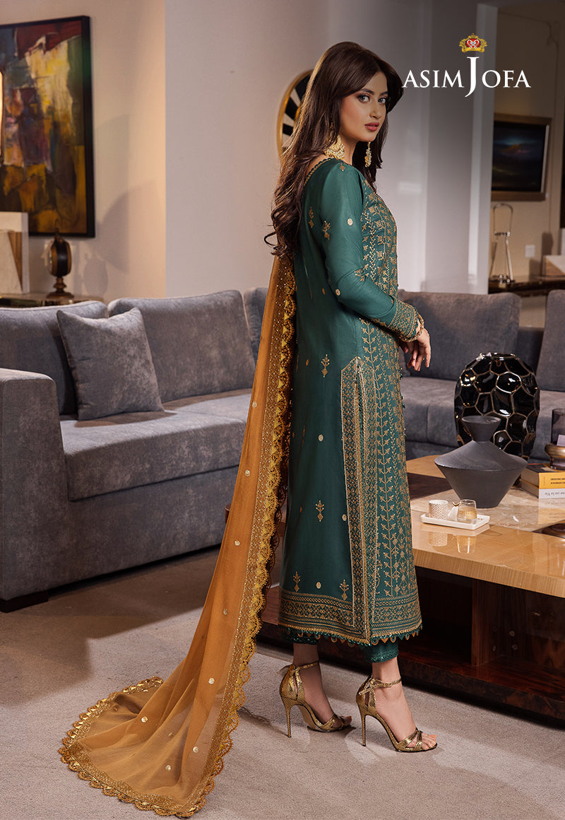 Buy Asim jofa AJRN-11 EMBROIDERED LAWN SILK  | Women FESTIVE Dress 2026.choose good quality brands like Maria b zainab Chottani, Hussain Rehar etc... Various Pakistani branded dresses summer fabric, elegant design, perfect for casual & formal wear also shop eid collections from khaslibaas .delivery available in UK, USA, Canada, UAE, Dubai and other countries... 