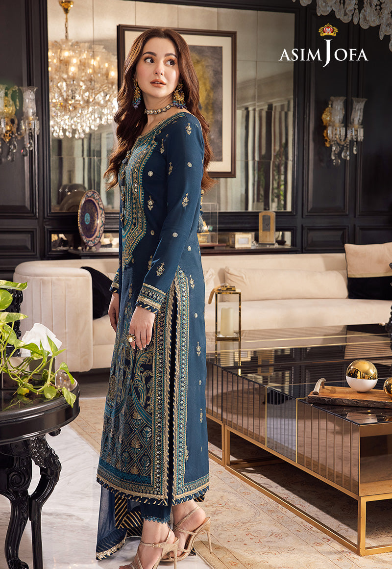 Buy Asim jofa AJRN-10 EMBROIDERED LAWN SILK    | Women FESTIVE Dress 2026.choose good quality brands like Maria b zainab Chottani, Hussain Rehar etc... Various Pakistani branded dresses summer fabric, elegant design, perfect for casual & formal wear also shop eid collections from khaslibaas .delivery available in UK, USA, Canada, UAE, Dubai and other countries... 