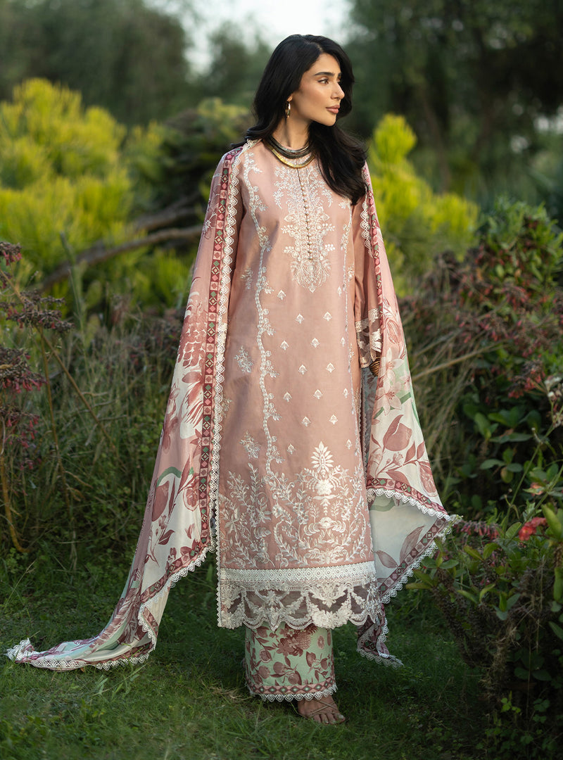Buy from khaslibaas | ZAINAB CHOTTANI Luxury Lawn '26 | 3 piece unstitched embroidered lawn suit for women (Esme - 02).choose good quality brands like Maria b, Sobia Nazir zainab Chottani Various Pakistani branded dresses summer fabric, elegant design, perfect for casual & formal wear.delivery available in UK, USA, Canada, UAE, Dubai and other countries... 