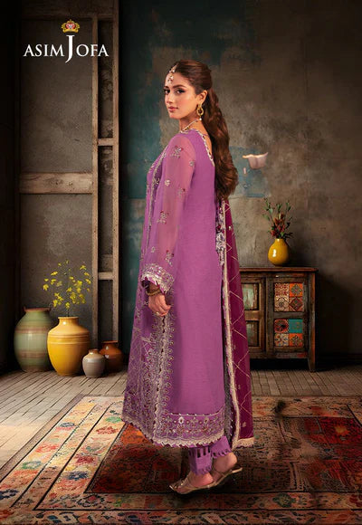 Buy Asim jofa | AJKK-28 Embroidered Chiffon collection | Women FESTIVE Dress 2026.choose good quality brands like Maria b zainab Chottani, Hussain Rehar etc... Various Pakistani branded dresses summer fabric, elegant design, perfect for casual & formal wear also shop eid collections from khaslibaas .delivery available in UK, USA, Canada, UAE, Dubai and other countries... 