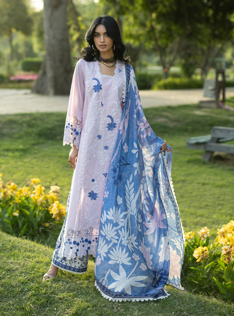 Buy from khaslibaas | ZAINAB CHOTTANI Luxury Lawn '26 | 3 piece unstitched embroidered lawn suit for women (Bria - 15).choose good quality brands like Maria b, Sobia Nazir zainab Chottani Various Pakistani branded dresses summer fabric, elegant design, perfect for casual & formal wear.delivery available in UK, USA, Canada, UAE, Dubai and other countries... 