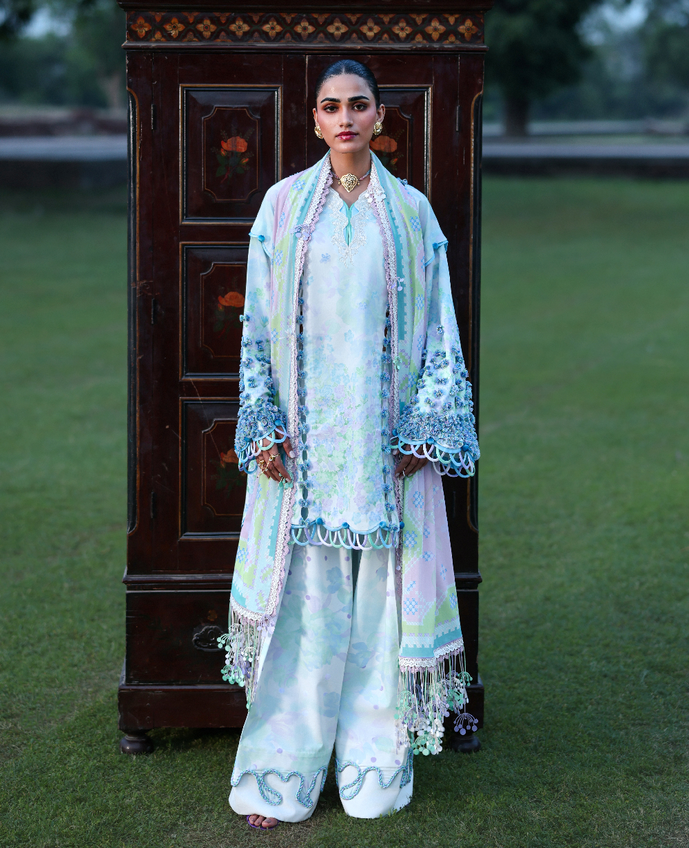 Shop from khaslibaas | Republic Womenswear - NEOMA printed Lawn '26 (Roshan ) .Buy 100% original Designer Suit like Maria b, Sobia Nazir zainab Chottani Various Pakistani brands perfect for casual & formal wear.delivery available in UK, USA, Canada, UAE, Dubai and other countries... 