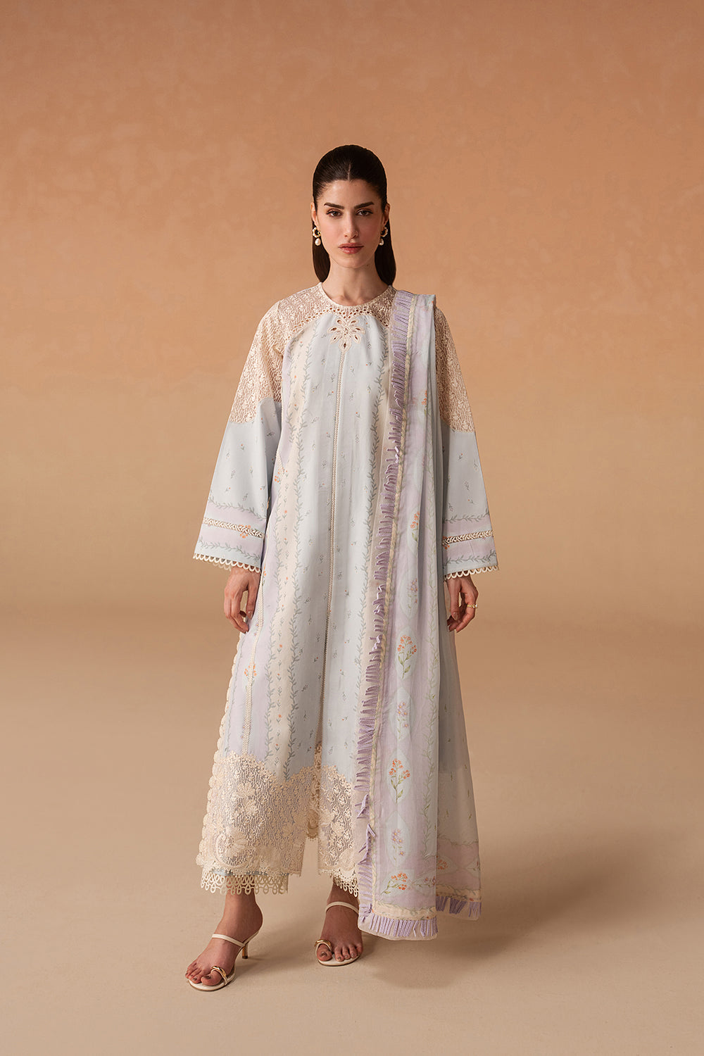 Buy Afrozeh | Haze - Summer Edit'26 (Sunnival Blue ) Suit 3 Pcs | Women Summer Dresses 2026.choose good quality brands like Maria b zainab Chottani, Hussain Rehar, sobia nazir etc... Various Pakistani branded dresses summer fabric, elegant design, perfect for casual & formal wear also shop eid collections from khaslibaas .delivery available in UK, USA, Canada, UAE, Dubai and other countries... 