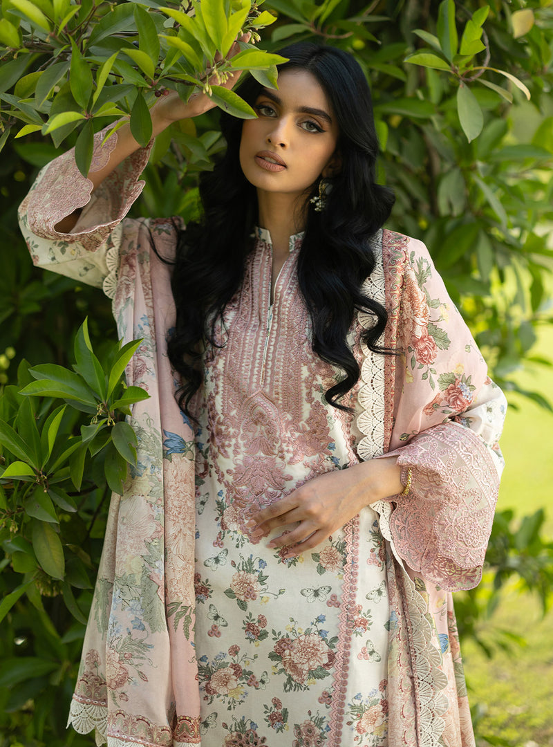 Buy from khaslibaas | ZAINAB CHOTTANI Luxury Lawn '26 | 3 piece unstitched embroidered lawn suit for women (Ilsa - 14).choose good quality brands like Maria b, Sobia Nazir zainab Chottani Various Pakistani branded dresses summer fabric, elegant design, perfect for casual & formal wear.delivery available in UK, USA, Canada, UAE, Dubai and other countries... 