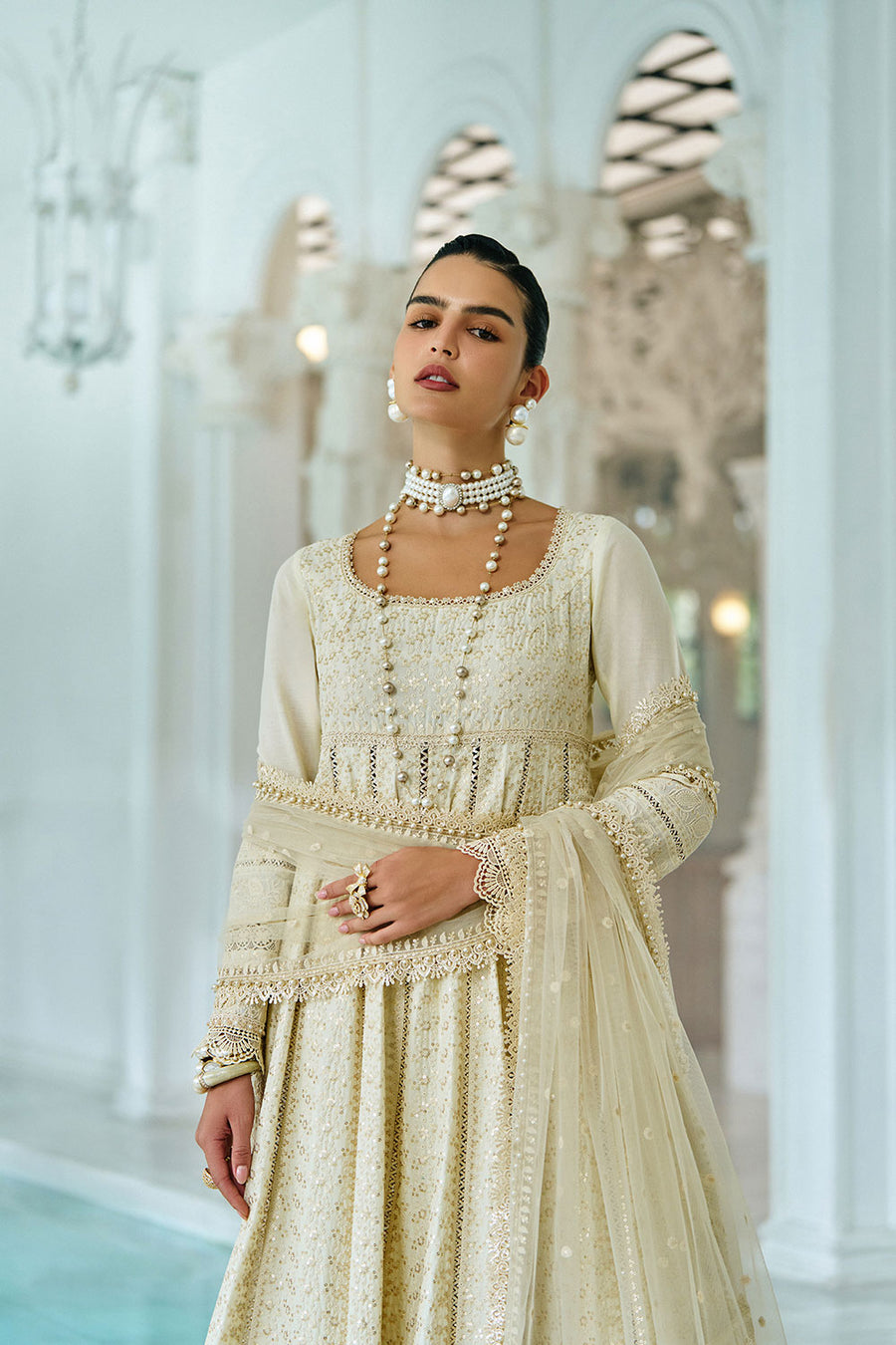 Buy from khaslibaas | sobia nazir Luxury Lawn Eid 2026 | 3 piece unstitched embroidered lawn suit for women (design 1A).choose good quality brands like Maria b zainab Chottani Various Pakistani branded dresses summer fabric, elegant design, perfect for casual & formal wear.delivery available in UK, USA, Canada, UAE, Dubai and other countries... 