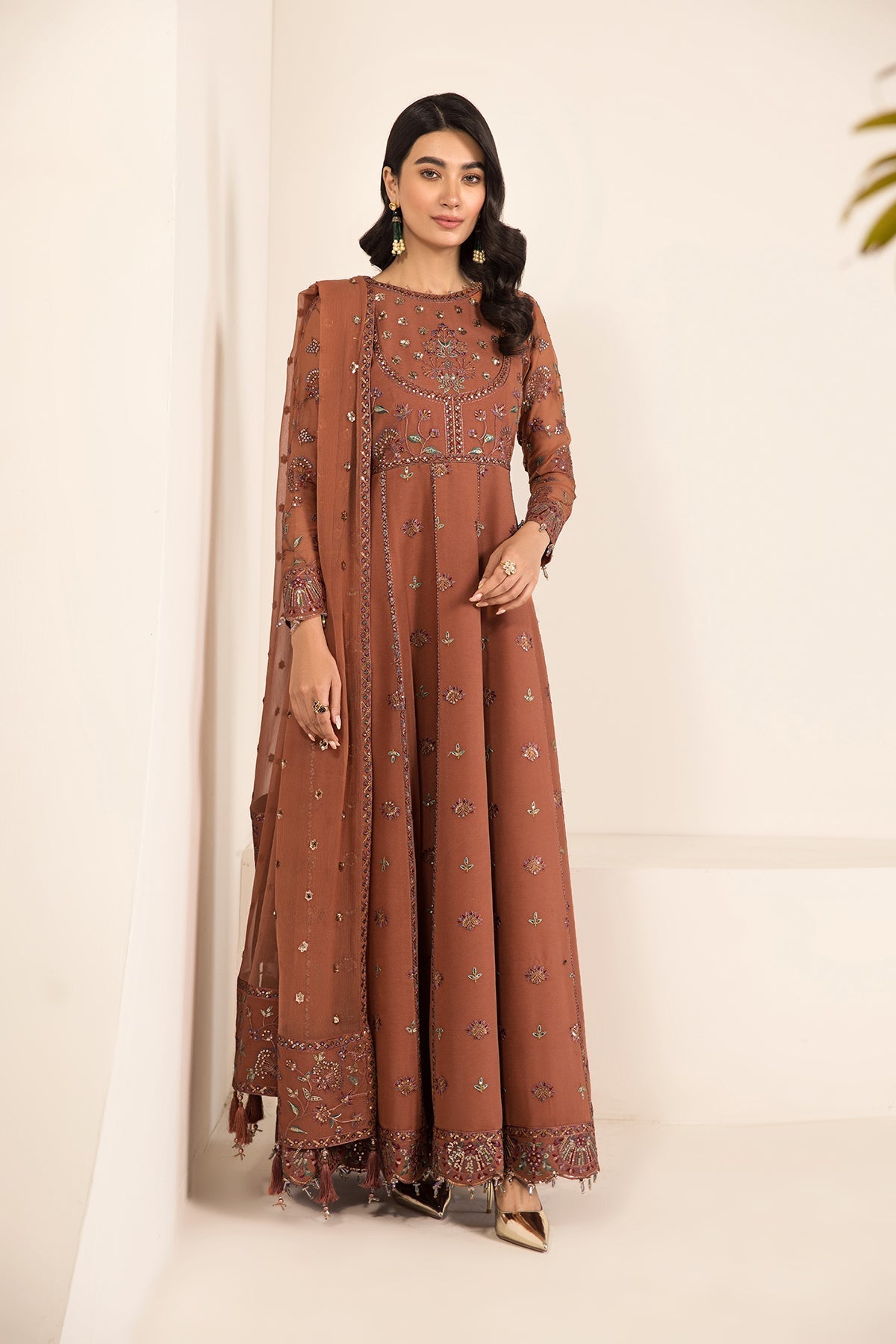 Buy Alizeh Fashion V15D06 Arzou Lamhay Festive Chiffon| Women FESTIVE Dress 2026.choose good quality brands like Maria b zainab Chottani, Hussain Rehar etc... Various Pakistani branded dresses summer fabric, elegant design, perfect for casual & formal wear also shop eid collections from khaslibaas .delivery available in UK, USA, Canada, UAE, Dubai and other countries... 