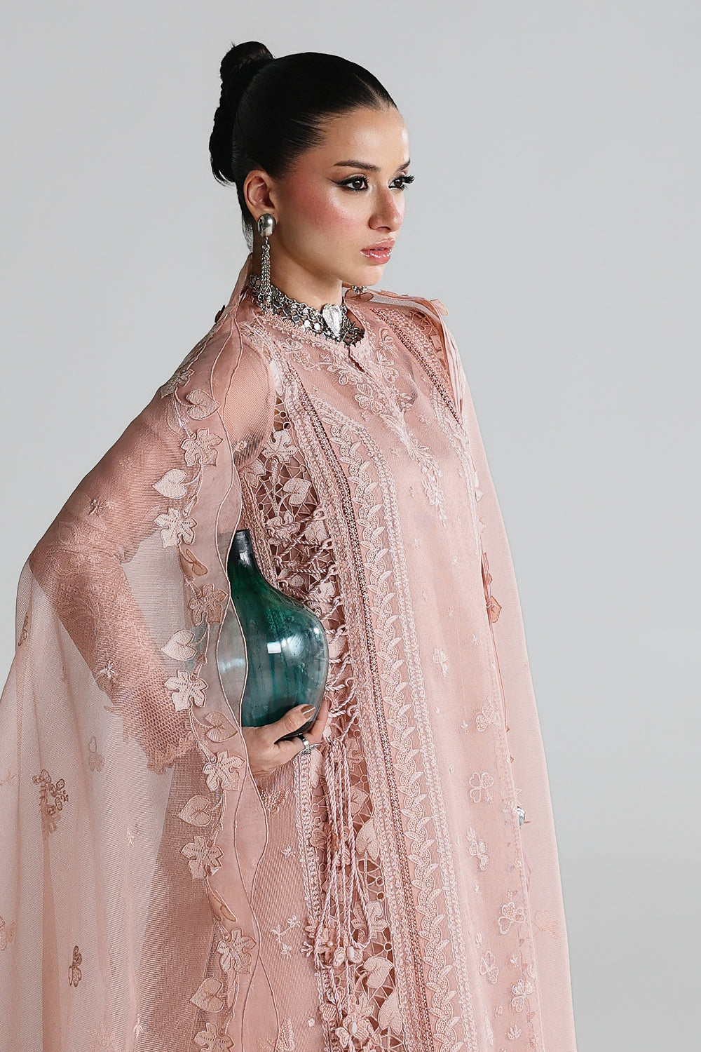 Buy QALAMKAR QFL-11 JINA  Embroidered  Suit 3 Pcs Unstitched | Women Summer Dresses 2026.choose good quality brands like Maria b zainab Chottani, Hussain Rehar, sobia nazir etc... Various Pakistani branded dresses summer fabric, elegant design, perfect for casual & formal wear also shop eid collections from khaslibaas .delivery available in UK, USA, Canada, UAE, Dubai and other countries... 
