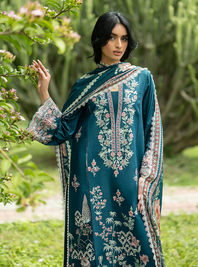 Buy from khaslibaas | ZAINAB CHOTTANI Luxury Lawn '26 | 3 piece unstitched embroidered lawn suit for women (Faye - 01).choose good quality brands like Maria b, Sobia Nazir zainab Chottani Various Pakistani branded dresses summer fabric, elegant design, perfect for casual & formal wear.delivery available in UK, USA, Canada, UAE, Dubai and other 