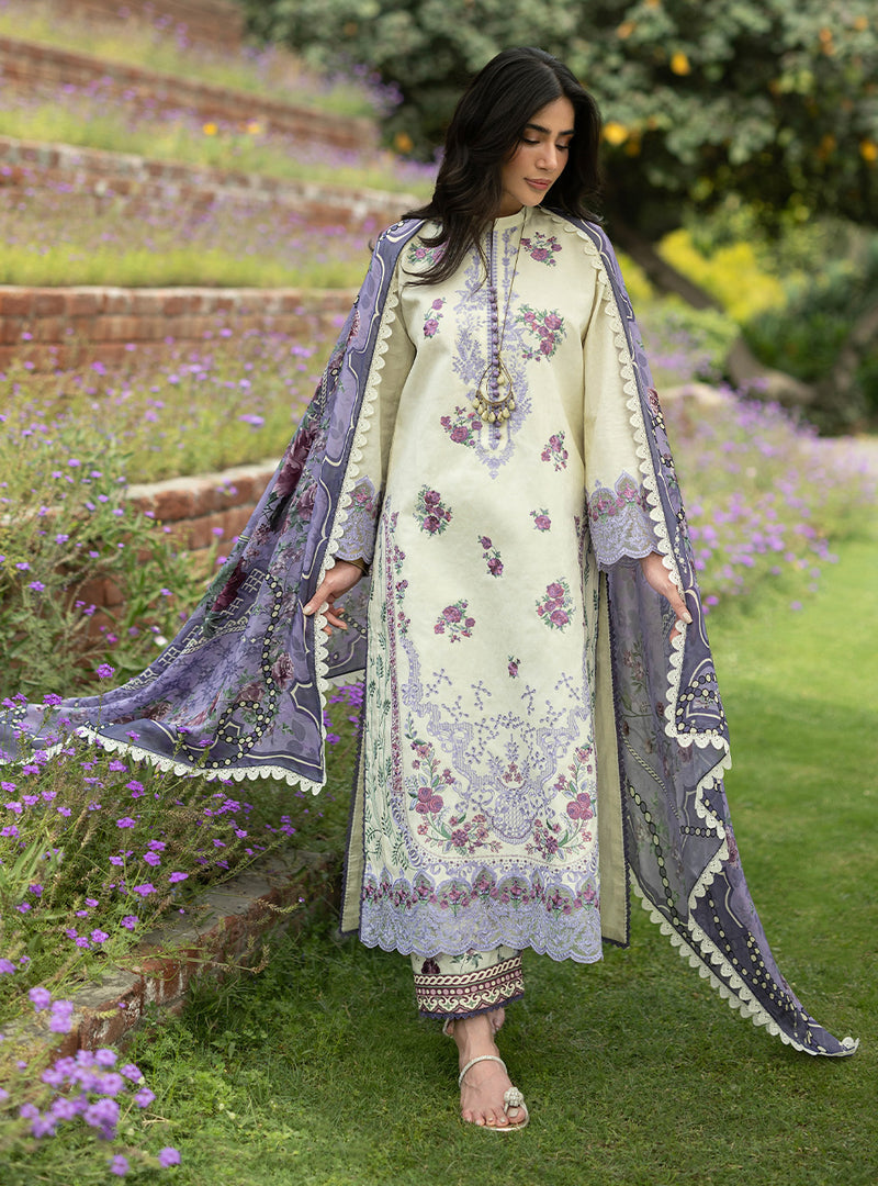 Buy from khaslibaas | ZAINAB CHOTTANI Luxury Lawn '26 | 3 piece unstitched embroidered lawn suit for women (Kyra - 04).choose good quality brands like Maria b, Sobia Nazir zainab Chottani Various Pakistani branded dresses summer fabric, elegant design, perfect for casual & formal wear.delivery available in UK, USA, Canada, UAE, Dubai and other countries... 
