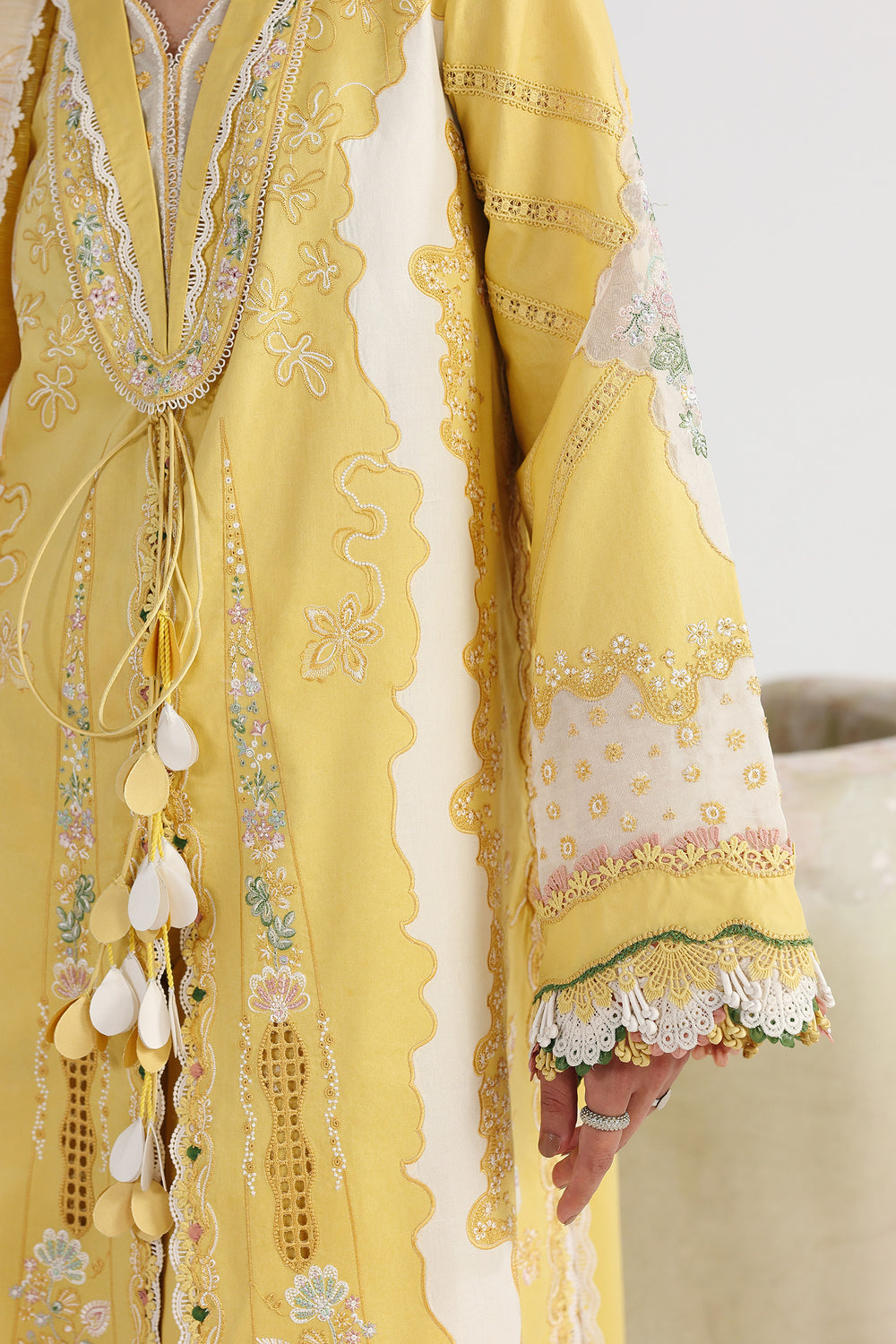 Buy QALAMKAR QFL-05 ZARIA Embroidered  Suit 3 Pcs Unstitched | Women Summer Dresses 2026.choose good quality brands like Maria b zainab Chottani, Hussain Rehar, sobia nazir etc... Various Pakistani branded dresses summer fabric, elegant design, perfect for casual & formal wear also shop eid collections from khaslibaas .delivery available in UK, USA, Canada, UAE, Dubai and other countries... 