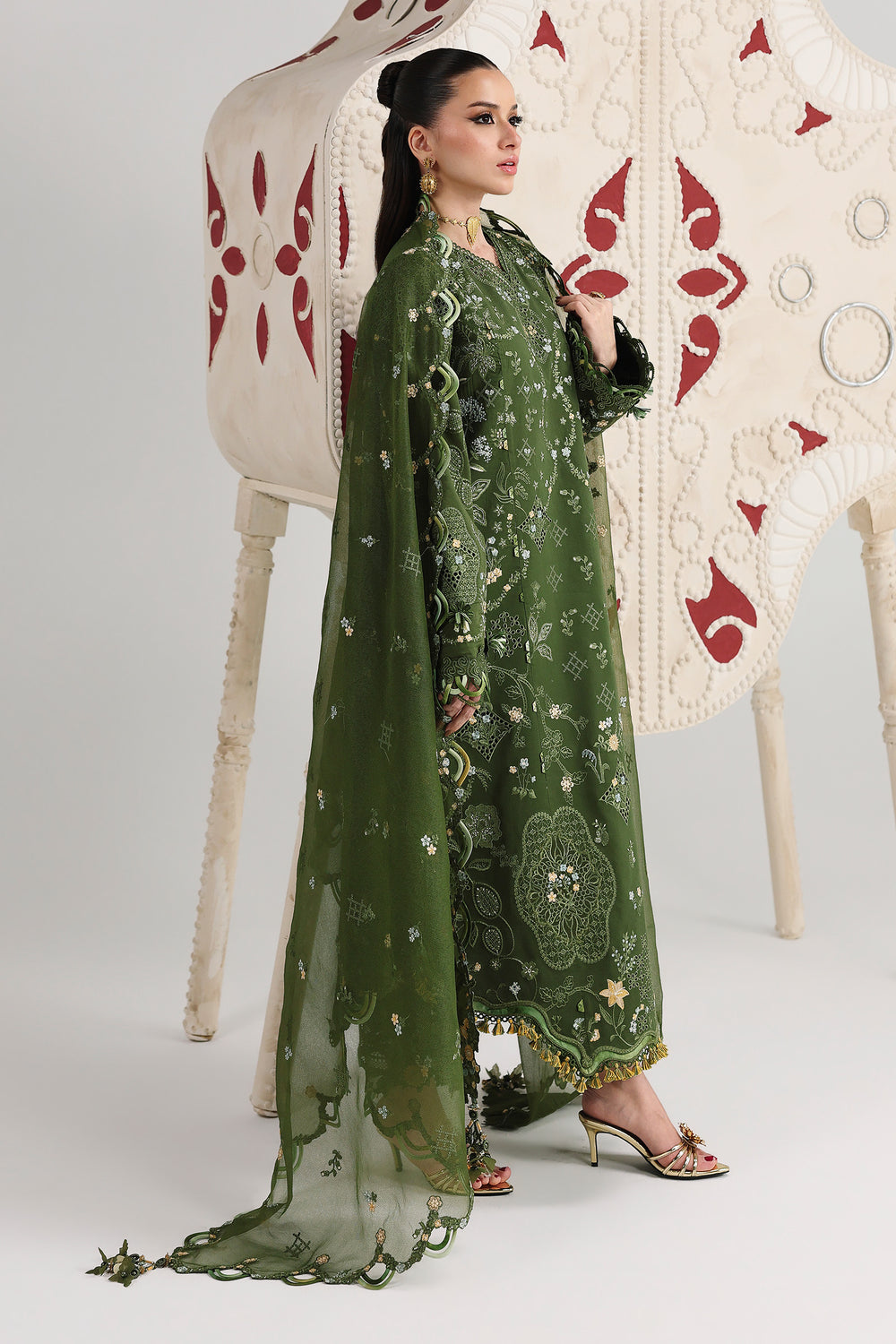 QALAMKAR | Festive Lawn 2026-QFL-09 VESTA