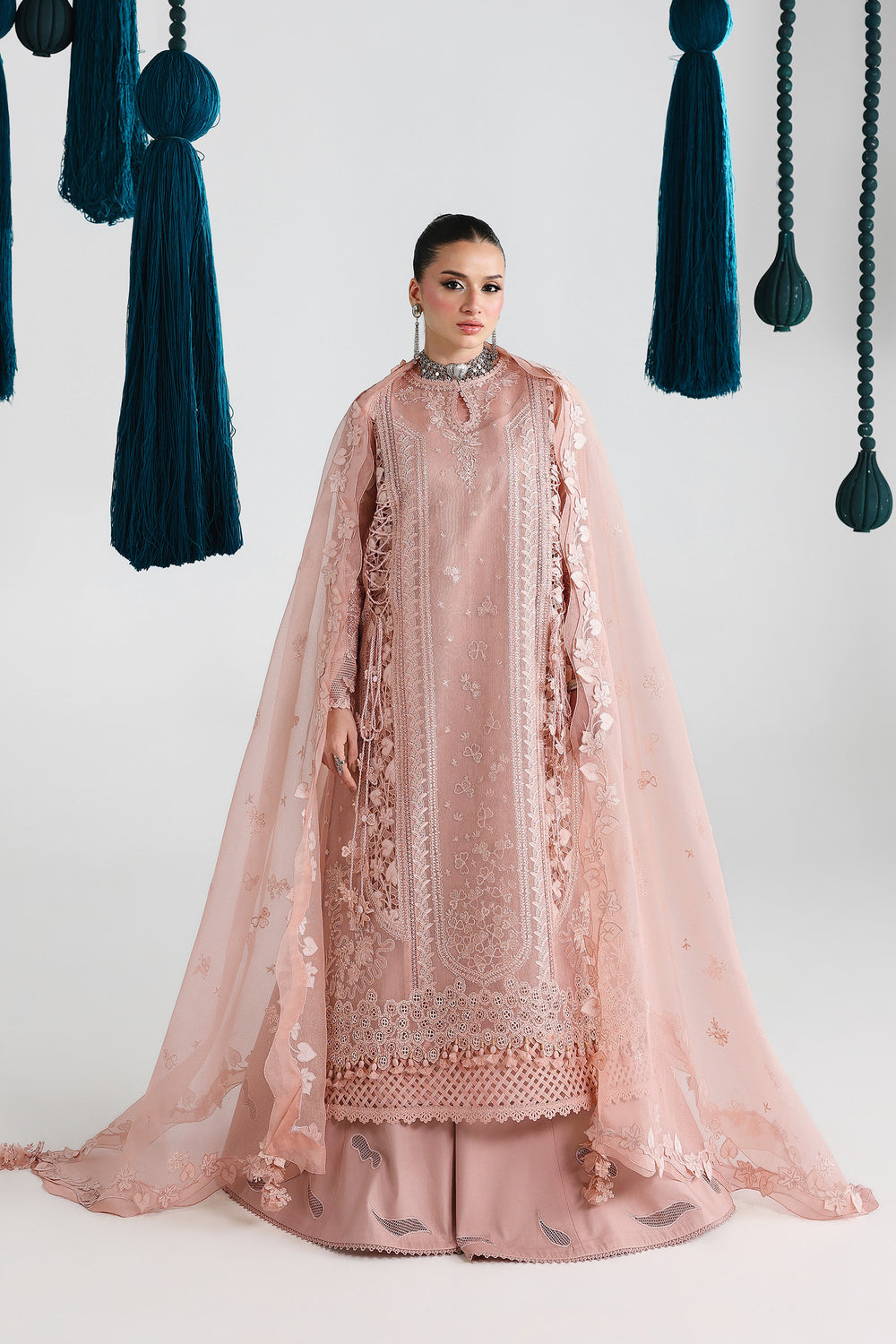 Buy QALAMKAR QFL-11 JINA  Embroidered  Suit 3 Pcs Unstitched | Women Summer Dresses 2026.choose good quality brands like Maria b zainab Chottani, Hussain Rehar, sobia nazir etc... Various Pakistani branded dresses summer fabric, elegant design, perfect for casual & formal wear also shop eid collections from khaslibaas .delivery available in UK, USA, Canada, UAE, Dubai and other countries... 