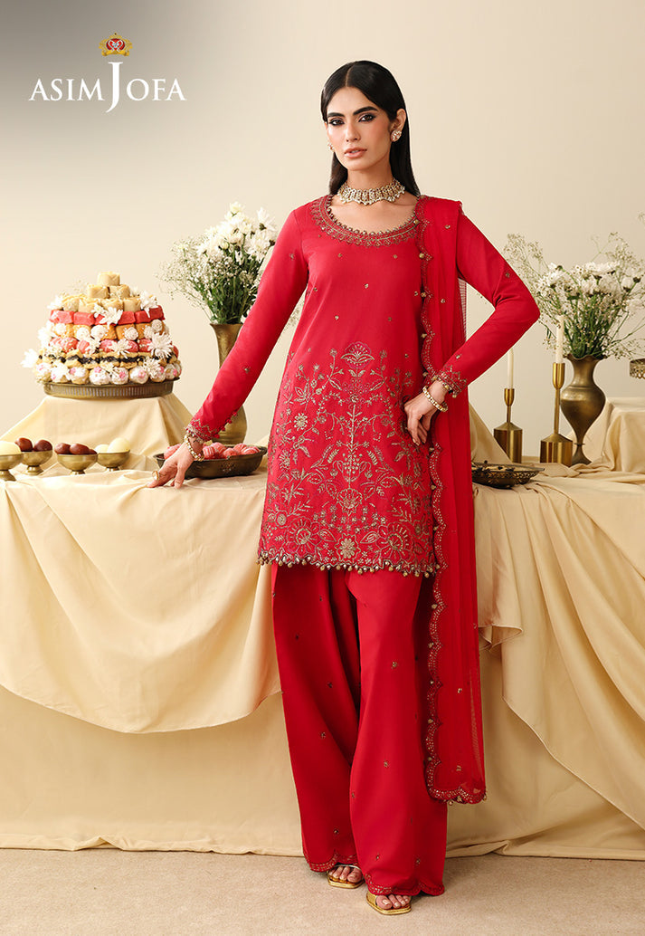 Shop Asim Jofa Luxury Festive '26 | AJULIH-08 original Pakistani designer collection online with free international delivery at Khaslibaas.com.delivery available in UK, USA, Canada, UAE, Dubai and other countries... 
