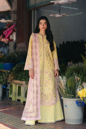 Buy Afrozeh | Mulaqaat'26 - LAMHA Embroidered  Suit 3 Pcs Unstitched | Women Summer Dresses 2026.choose good quality brands like Maria b zainab Chottani, Hussain Rehar, sobia nazir etc... Various Pakistani branded dresses summer fabric, elegant design, perfect for casual & formal wear also shop eid collections from khaslibaas .delivery available in UK, USA, Canada, UAE, Dubai and other countries... 