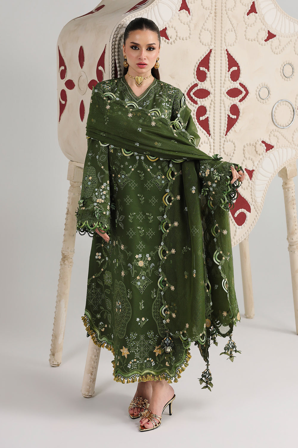 QALAMKAR | Festive Lawn 2026-QFL-09 VESTA