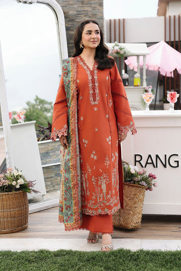 Buy from khaslibaas RANG RASIYA | Florence Luxury Festive Edit '26-Zahra - 3 piece unstitched embroidered Festive suit for women .choose good quality brands like Maria b Sobia Nazir Various Pakistani branded dresses summer fabric, elegant design, perfect for casual & formal wear.delivery available in UK, USA,Australia, Canada, UAE, Dubai and other countries... 