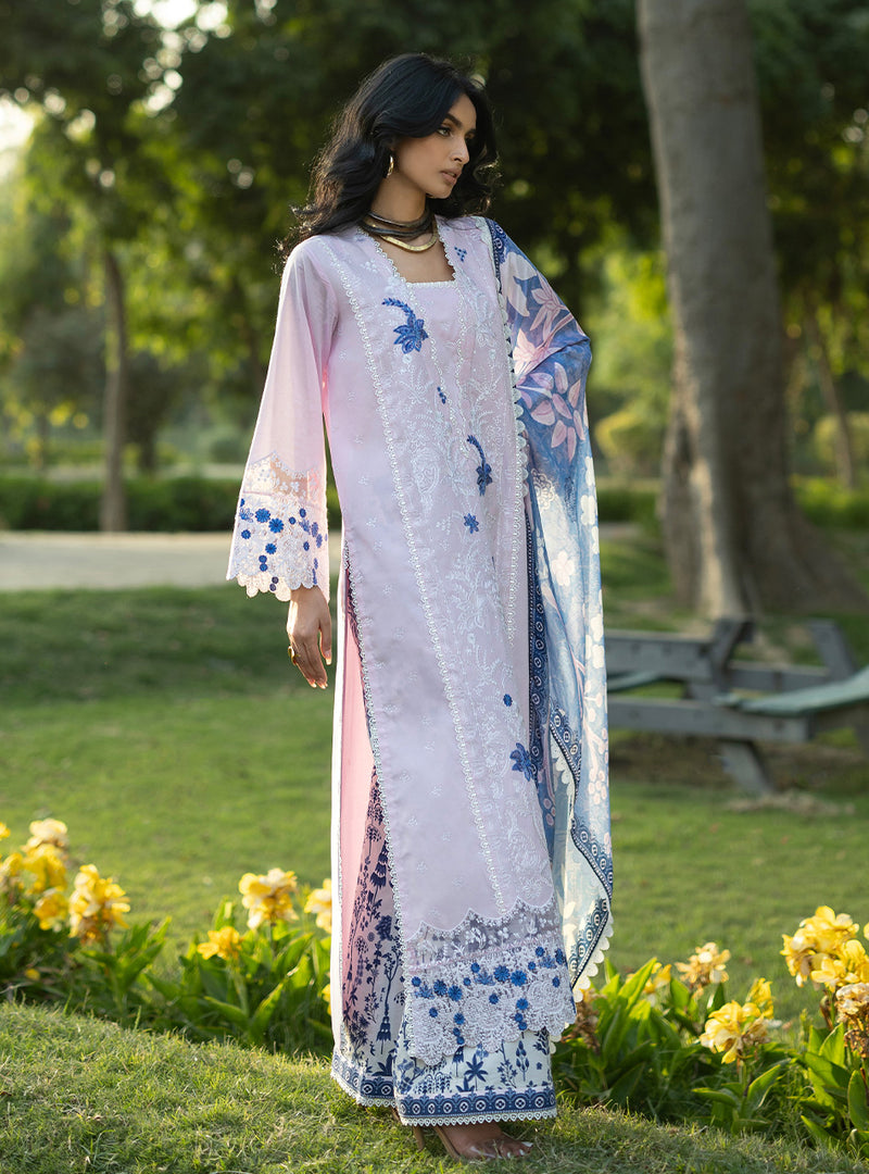 Buy from khaslibaas | ZAINAB CHOTTANI Luxury Lawn '26 | 3 piece unstitched embroidered lawn suit for women (Bria - 15).choose good quality brands like Maria b, Sobia Nazir zainab Chottani Various Pakistani branded dresses summer fabric, elegant design, perfect for casual & formal wear.delivery available in UK, USA, Canada, UAE, Dubai and other countries... 