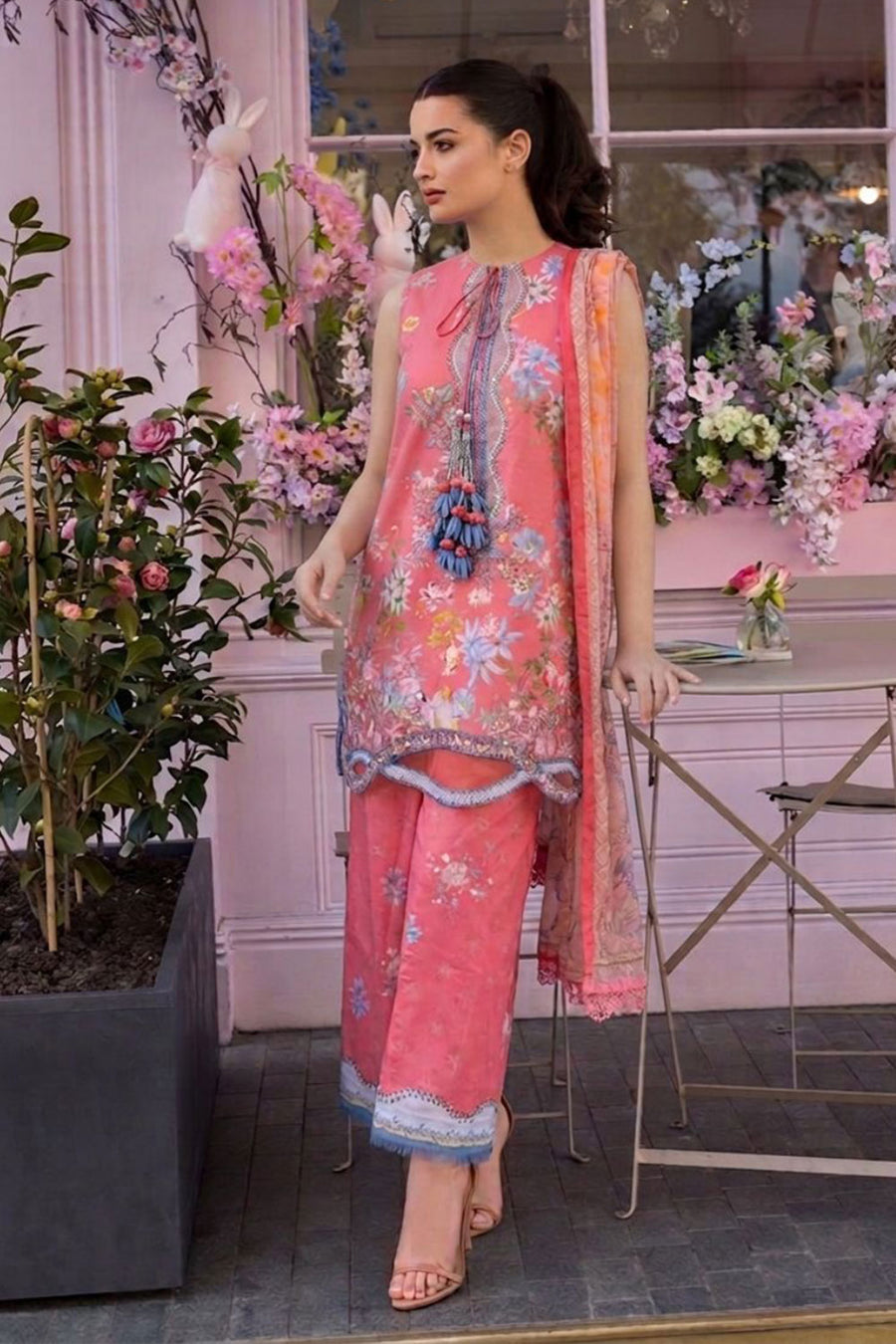 Buy SN Prints Design 6B Unstitched Lawn Suit 2026 | Women Summer Collection for women.choose good quality brands like Maria b zainab Chottani, Hussain Rehar etc... Various Pakistani branded dresses summer fabric, elegant design, perfect for casual & formal wear also shop eid collections from khaslibaas .delivery available in UK, USA, Canada, UAE, Dubai and other countries... 