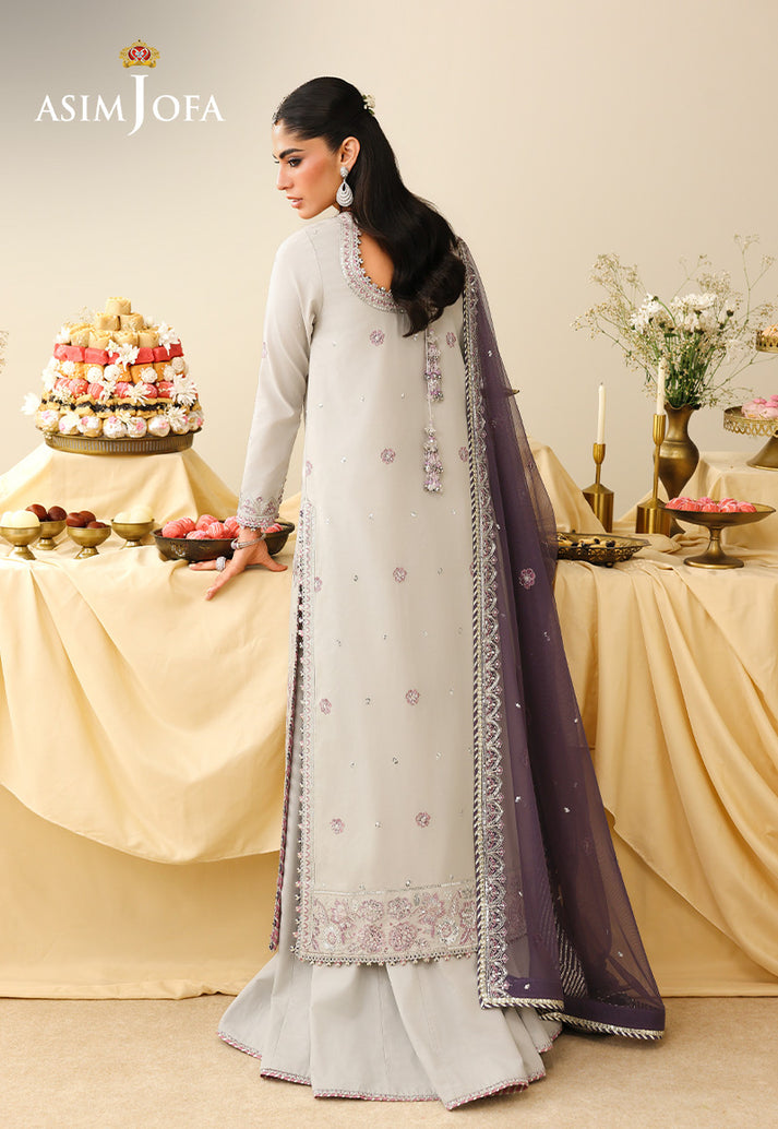 Shop Asim Jofa Luxury Festive '26 | AJULIH-09 original Pakistani designer collection online with free international delivery at Khaslibaas.com.delivery available in UK, USA, Canada, UAE, Dubai and other countries... 