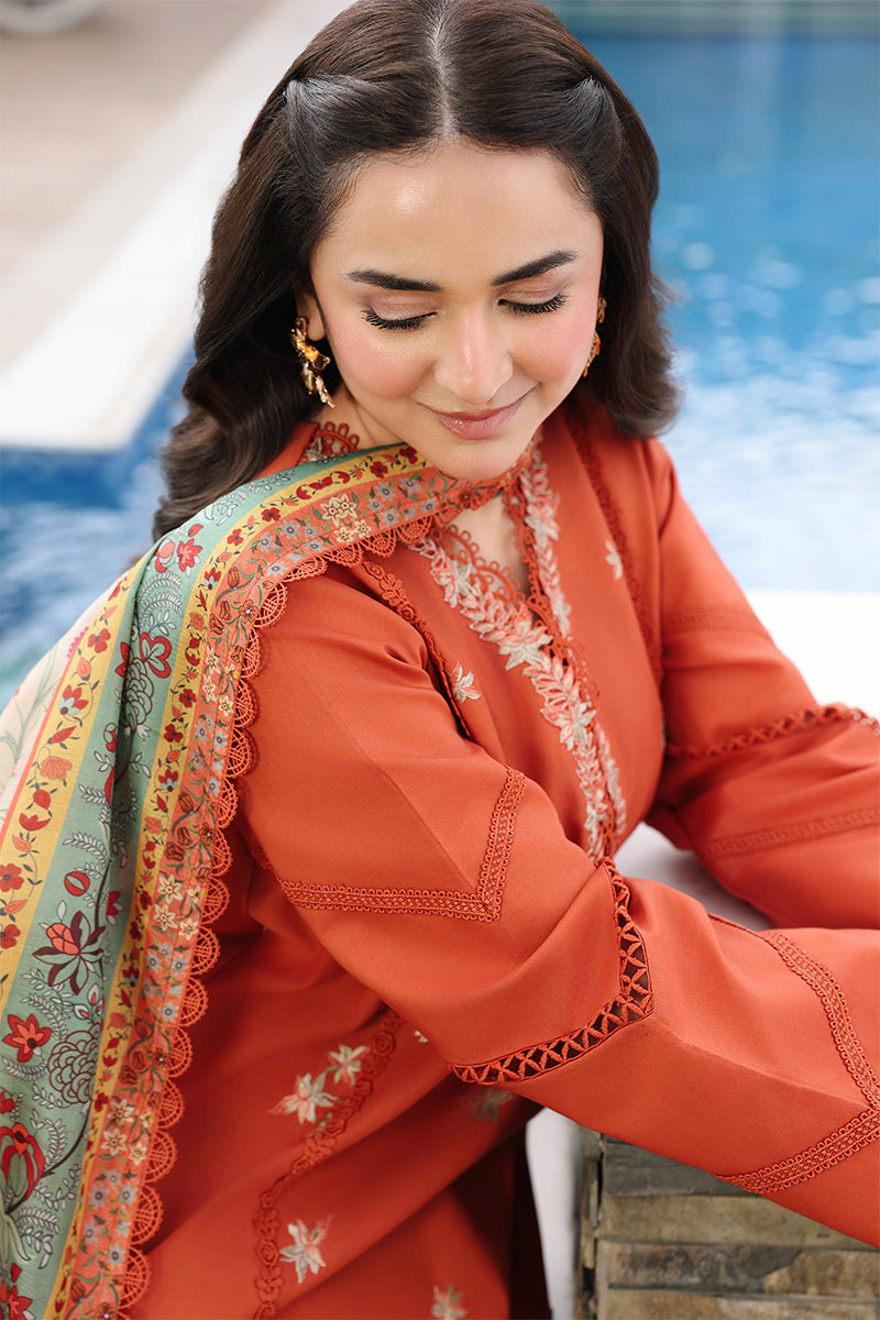 Buy from khaslibaas RANG RASIYA | Florence Luxury Festive Edit '26-Zahra - 3 piece unstitched embroidered Festive suit for women .choose good quality brands like Maria b Sobia Nazir Various Pakistani branded dresses summer fabric, elegant design, perfect for casual & formal wear.delivery available in UK, USA,Australia, Canada, UAE, Dubai and other countries... 