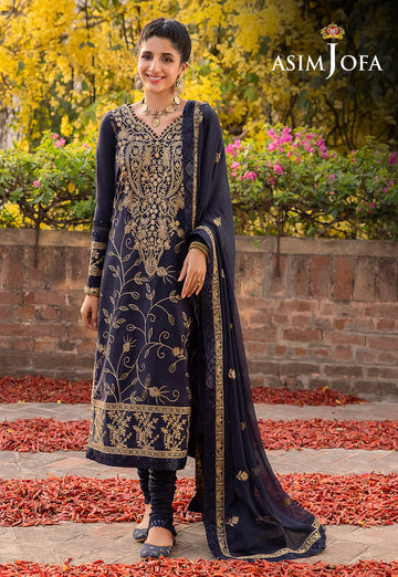 Buy Asim jofa AJSW-15 EMBROIDERED LAWN SILK   | Women FESTIVE Dress 2026.choose good quality brands like Maria b zainab Chottani, Hussain Rehar etc... Various Pakistani branded dresses summer fabric, elegant design, perfect for casual & formal wear also shop eid collections from khaslibaas .delivery available in UK, USA, Canada, UAE, Dubai and other countries... 