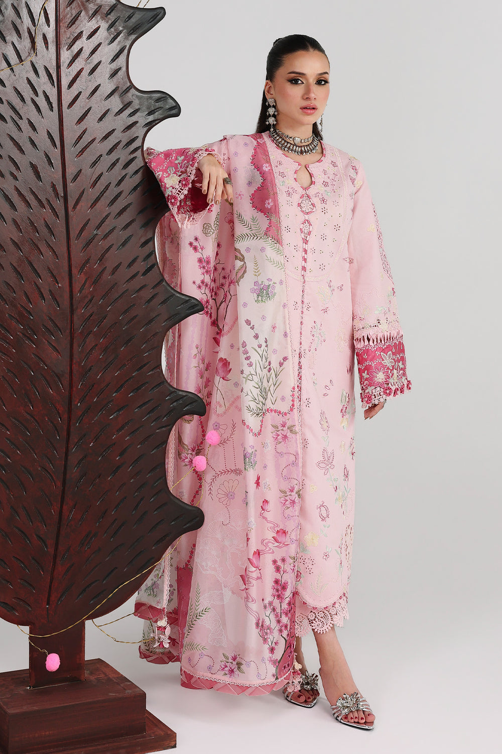 Buy QALAMKAR QFL-04 NORAH Embroidered  Suit 3 Pcs Unstitched | Women Summer Dresses 2026.choose good quality brands like Maria b zainab Chottani, Hussain Rehar, sobia nazir etc... Various Pakistani branded dresses summer fabric, elegant design, perfect for casual & formal wear also shop eid collections from khaslibaas .delivery available in UK, USA, Canada, UAE, Dubai and other countries... 
