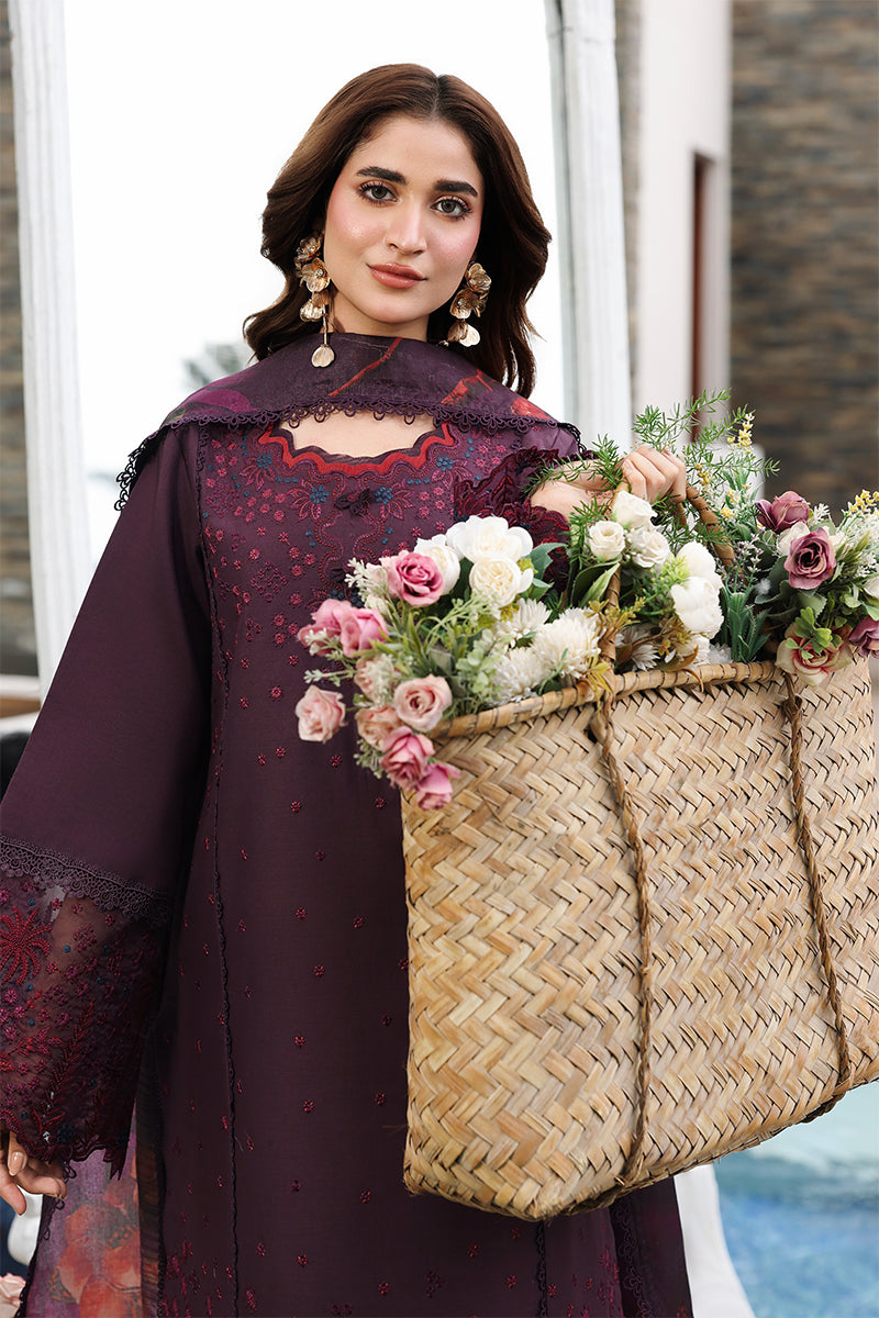 Buy from khaslibaas RANG RASIYA | Florence Luxury Festive Edit 'Arezou - 3 piece unstitched embroidered Festive suit for women .choose good quality brands like Maria b Sobia Nazir Various Pakistani branded dresses summer fabric, elegant design, perfect for casual & formal wear.delivery available in UK, USA,Australia, Canada, UAE, Dubai and other countries... 