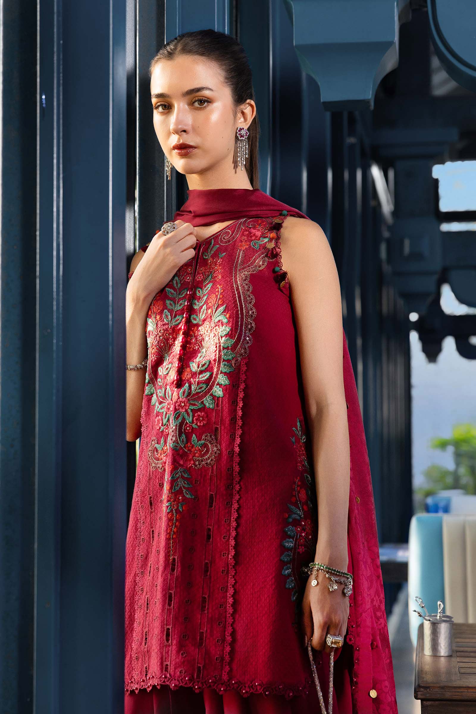 Buy from khaslibaas mariab Luxury lawn Eid II - 3 piece unstitched embroidered lawn suit for women ( D-05).choose good quality brands like Maria b Sobia Nazir Various Pakistani branded dresses summer fabric, elegant design, perfect for casual & formal wear.delivery available in UK, USA,Australia, Canada, UAE, Dubai and other countries... 