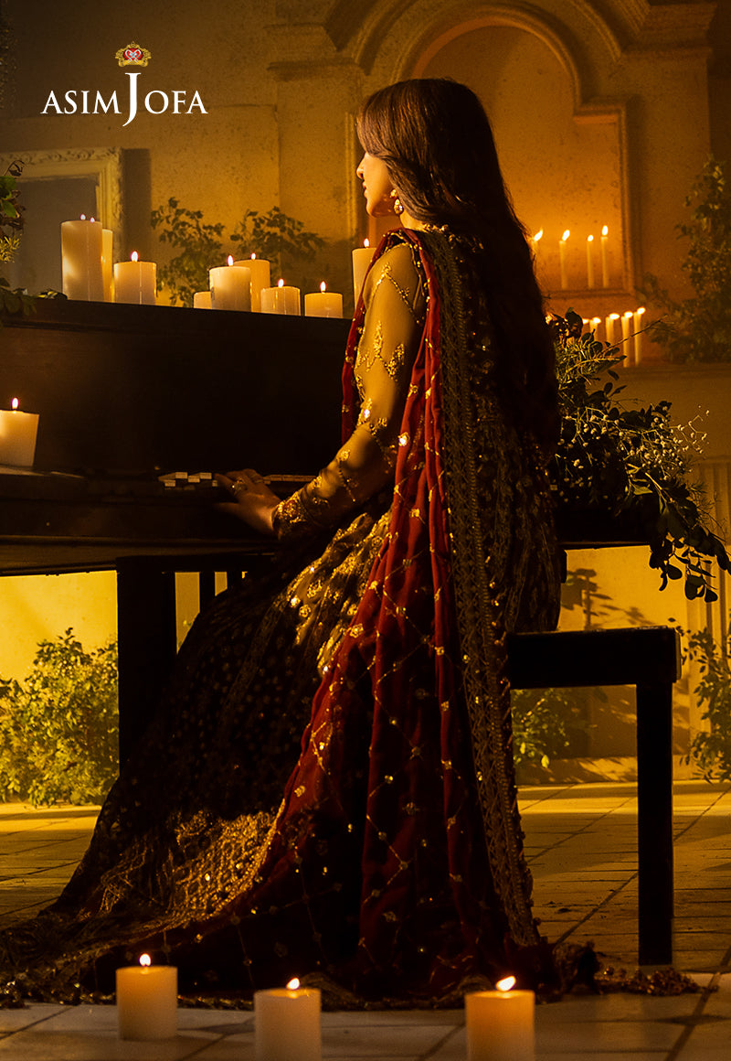 Buy Asim jofa AJNB-11 EMBROIDERED CHIFFON  | Women FESTIVE Dress 2026.choose good quality brands like Maria b zainab Chottani, Hussain Rehar etc... Various Pakistani branded dresses summer fabric, elegant design, perfect for casual & formal wear also shop eid collections from khaslibaas .delivery available in UK, USA, Canada, UAE, Dubai and other countries... 