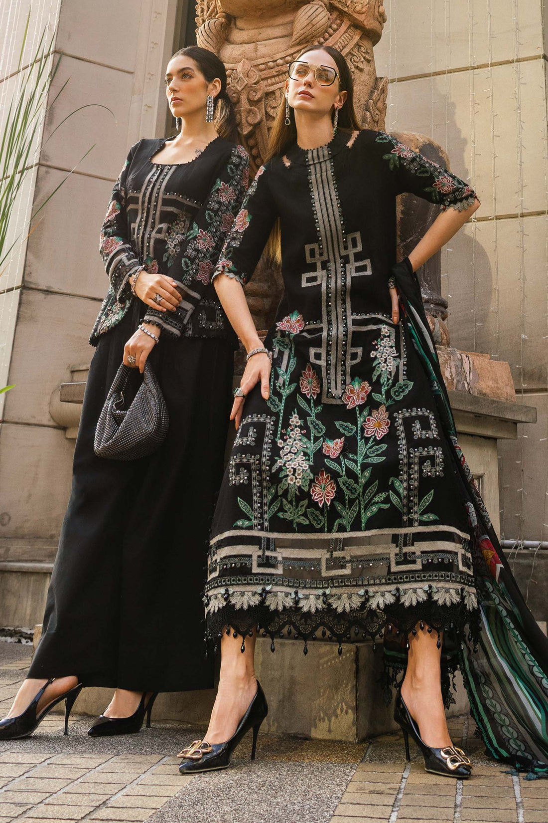 Buy from khaslibaas mariab Luxury lawn Eid II - 3 piece unstitched embroidered lawn suit for women ( D-02).choose good quality brands like Maria b Sobia Nazir Various Pakistani branded dresses summer fabric, elegant design, perfect for casual & formal wear.delivery available in UK, USA,Australia, Canada, UAE, Dubai and other countries... 