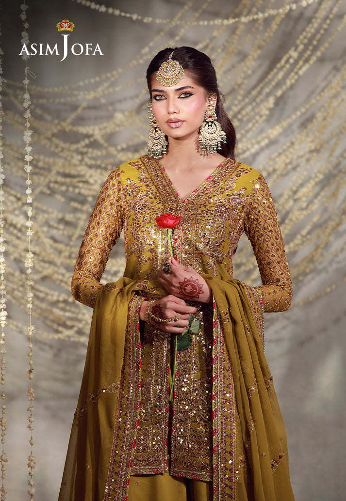 Buy asim jofa AJULFE-02 Embroidered  Suit 3 Pcs Unstitched | Women Summer Dress 2026.choose good quality brands like Maria b zainab Chottani, Hussain Rehar etc... Various Pakistani branded dresses summer fabric, elegant design, perfect for casual & formal wear also shop eid collections from khaslibaas .delivery available in UK, USA, Canada, UAE, Dubai and other countries... 