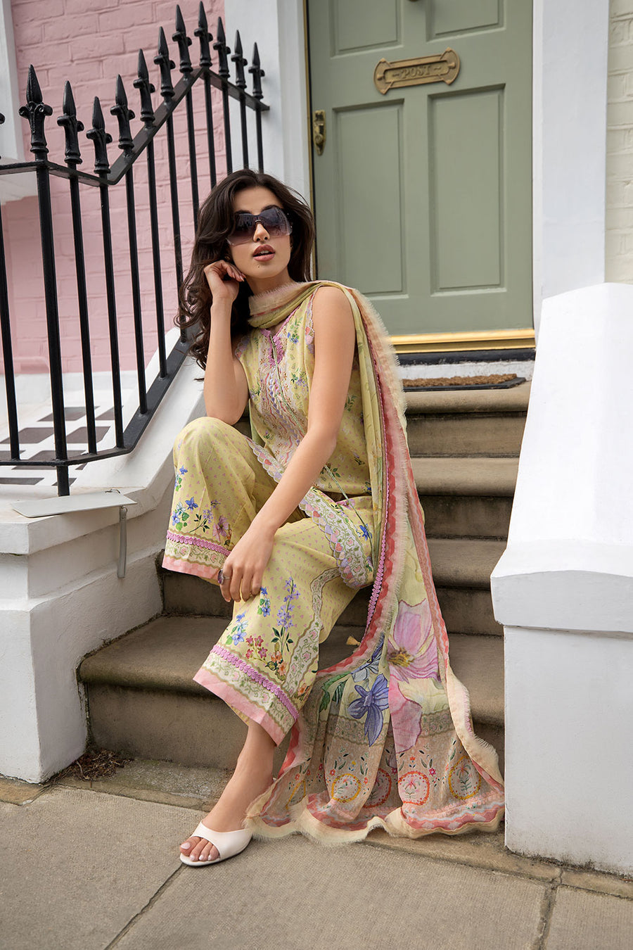 Buy SN Prints Design 2B Unstitched Lawn Suit 2026 | Women Summer Collection for women.choose good quality brands like Maria b zainab Chottani, Hussain Rehar etc... Various Pakistani branded dresses summer fabric, elegant design, perfect for casual & formal wear also shop eid collections from khaslibaas .delivery available in UK, USA, Canada, UAE, Dubai and other countries... 