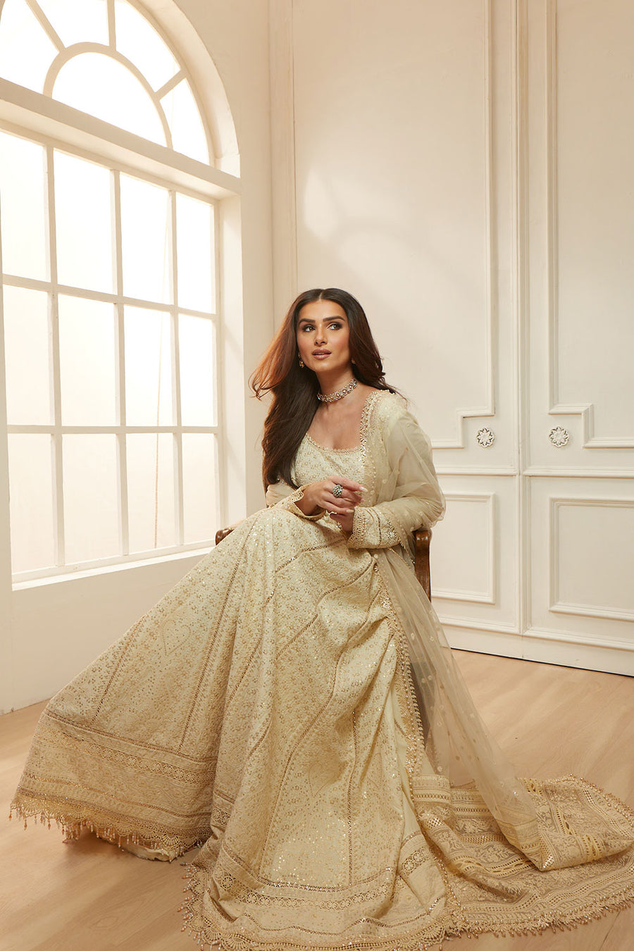 Buy from khaslibaas | sobia nazir Luxury Lawn Eid 2026 | 3 piece unstitched embroidered lawn suit for women (design 1A).choose good quality brands like Maria b zainab Chottani Various Pakistani branded dresses summer fabric, elegant design, perfect for casual & formal wear.delivery available in UK, USA, Canada, UAE, Dubai and other countries... 