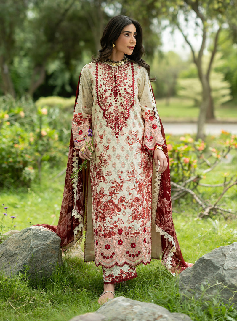 Buy from khaslibaas | ZAINAB CHOTTANI Luxury Lawn '26 | 3 piece unstitched embroidered lawn suit for women (Laine - 16).choose good quality brands like Maria b, Sobia Nazir zainab Chottani Various Pakistani branded dresses summer fabric, elegant design, perfect for casual & formal wear.delivery available in UK, USA, Canada, UAE, Dubai and other countries... 