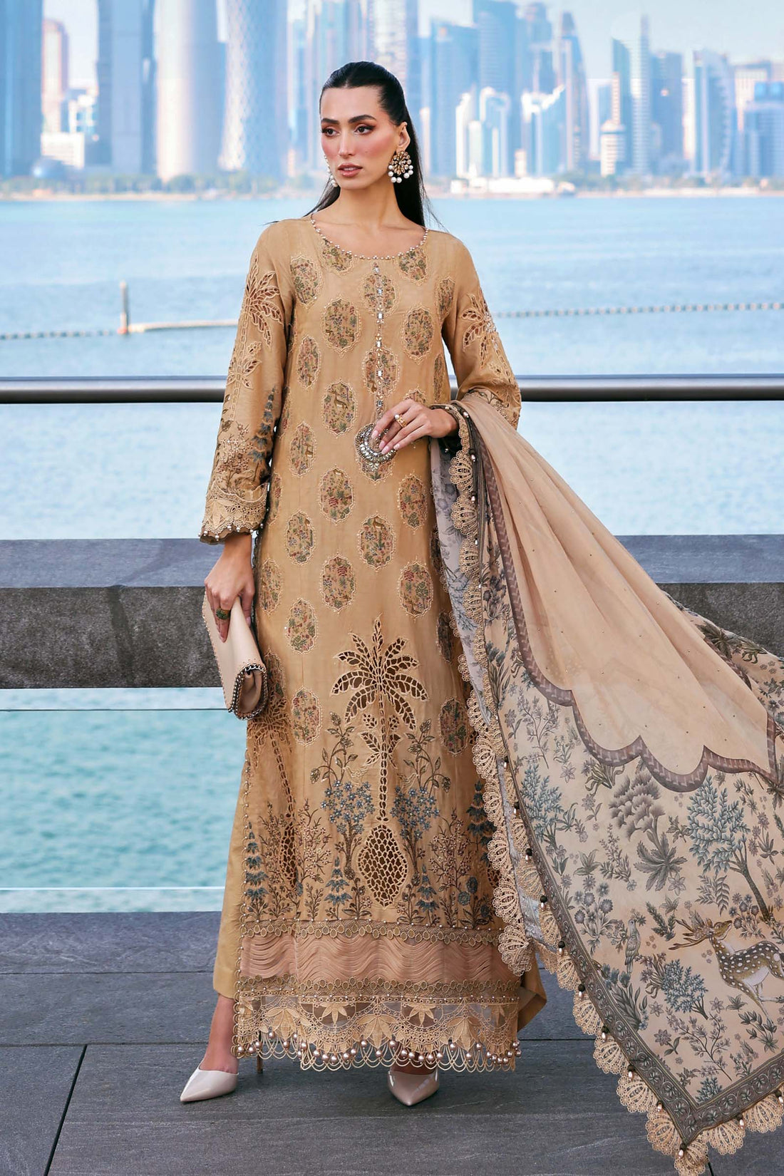 Buy from khaslibaas mariab Luxury 3 piece unstitched embroidered lawn suit for women ( D-2605-A).choose good quality brands like Maria b Sobia Nazir Various Pakistani branded dresses summer fabric, elegant design, perfect for casual & formal wear.delivery available in UK, USA,Australia, Canada, UAE, Dubai and other countries... 