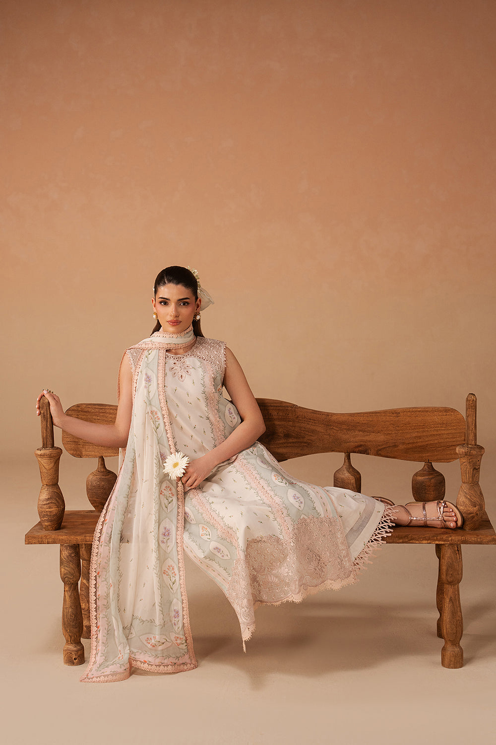 Buy Afrozeh | Haze - Summer Edit'26 (Sunnival Ivory ) Suit 3 Pcs | Women Summer Dresses 2026.choose good quality brands like Maria b zainab Chottani, Hussain Rehar, sobia nazir etc... Various Pakistani branded dresses summer fabric, elegant design, perfect for casual & formal wear also shop eid collections from khaslibaas .delivery available in UK, USA, Canada, UAE, Dubai and other countries... 
