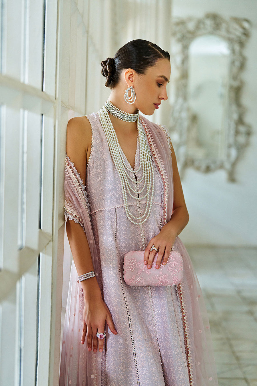 Buy from khaslibaas | sobia nazir Luxury Lawn Eid 2026 | 3 piece unstitched embroidered lawn suit for women (design 1B).choose good quality brands like Maria b zainab Chottani Various Pakistani branded dresses summer fabric, elegant design, perfect for casual & formal wear.delivery available in UK, USA, Canada, UAE, Dubai and other countries... 