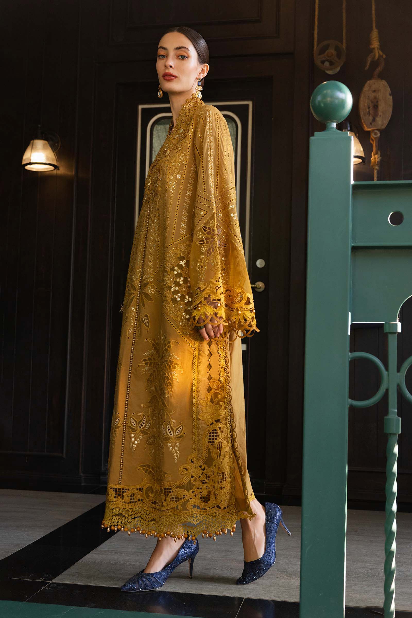 Buy from khaslibaas mariab Luxury lawn Eid II - 3 piece unstitched embroidered lawn suit for women ( D-07).choose good quality brands like Maria b Sobia Nazir Various Pakistani branded dresses summer fabric, elegant design, perfect for casual & formal wear.delivery available in UK, USA,Australia, Canada, UAE, Dubai and other countries... 