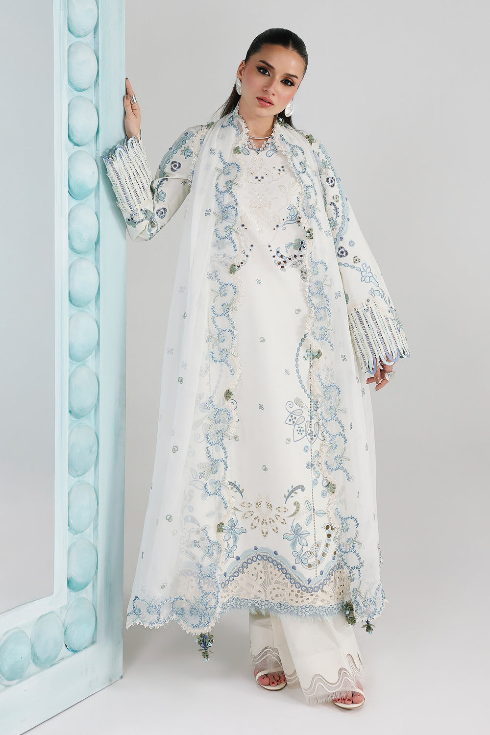 Buy QALAMKAR QFL-03 IRMIN Embroidered  Suit 3 Pcs Unstitched | Women Summer Dresses 2026.choose good quality brands like Maria b zainab Chottani, Hussain Rehar, sobia nazir etc... Various Pakistani branded dresses summer fabric, elegant design, perfect for casual & formal wear also shop eid collections from khaslibaas .delivery available in UK, USA, Canada, UAE, Dubai and other countries... 