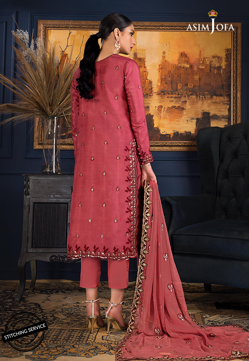 Buy Asim jofa AJRE-07 EMBROIDERED COTTON SILK| Women FESTIVE Dress 2026.choose good quality brands like Maria b zainab Chottani, Hussain Rehar etc... Various Pakistani branded dresses summer fabric, elegant design, perfect for casual & formal wear also shop eid collections from khaslibaas .delivery available in UK, USA, Canada, UAE, Dubai and other countries... 