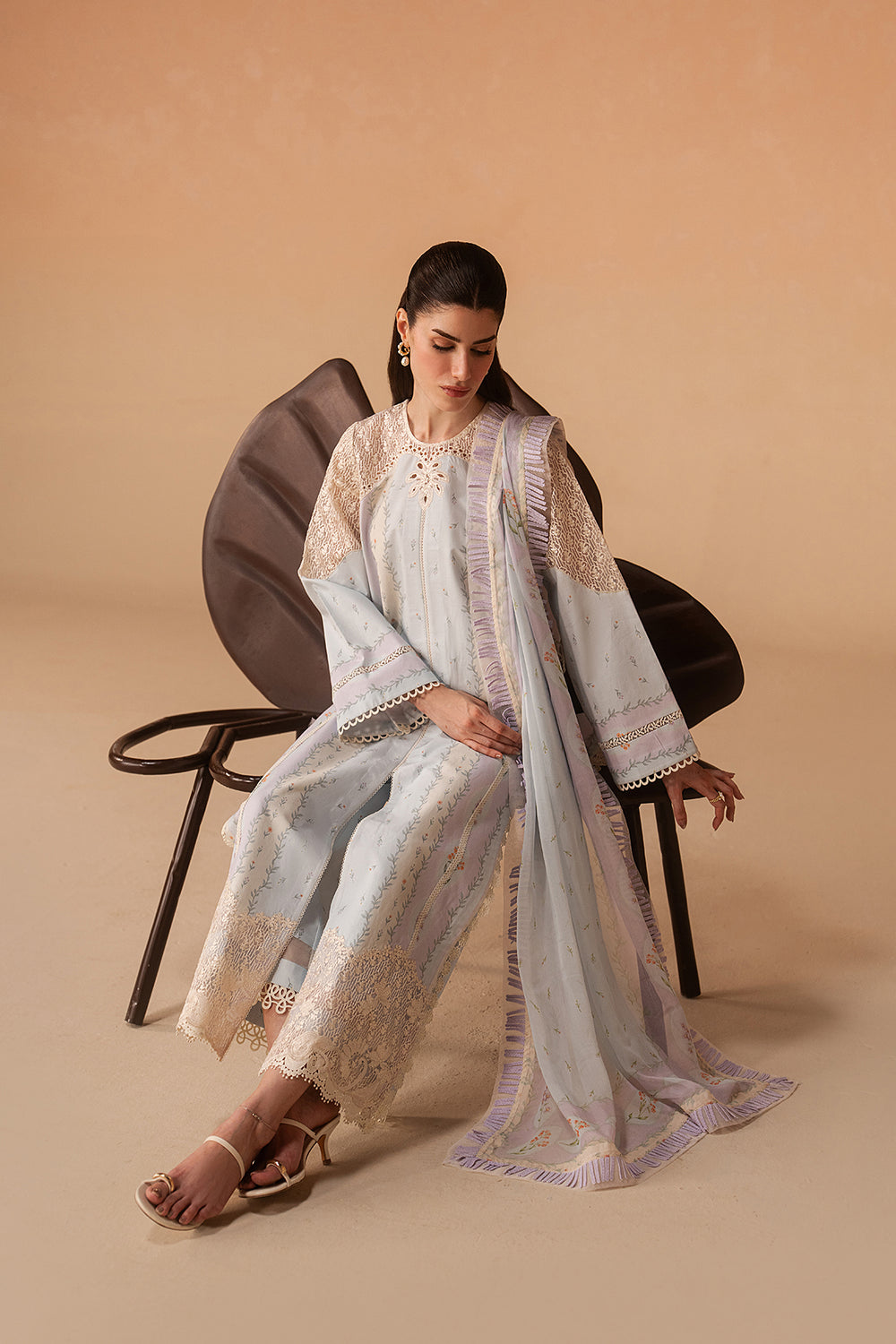 Buy Afrozeh | Haze - Summer Edit'26 (Sunnival Blue ) Suit 3 Pcs | Women Summer Dresses 2026.choose good quality brands like Maria b zainab Chottani, Hussain Rehar, sobia nazir etc... Various Pakistani branded dresses summer fabric, elegant design, perfect for casual & formal wear also shop eid collections from khaslibaas .delivery available in UK, USA, Canada, UAE, Dubai and other countries... 