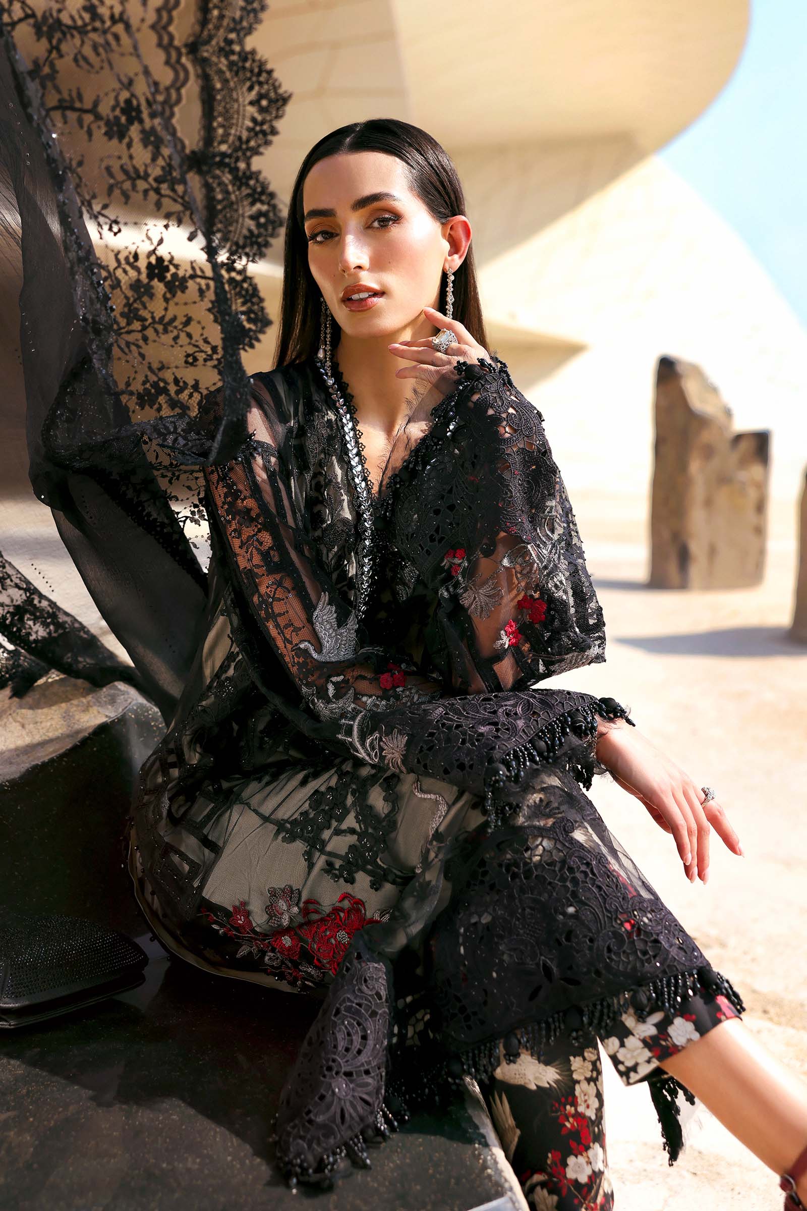 Buy from khaslibaas mariab Luxury 3 piece unstitched embroidered lawn suit for women ( D-2607-B).choose good quality brands like Maria b Sobia Nazir Various Pakistani branded dresses summer fabric, elegant design, perfect for casual & formal wear.delivery available in UK, USA,Australia, Canada, UAE, Dubai and other countries... 