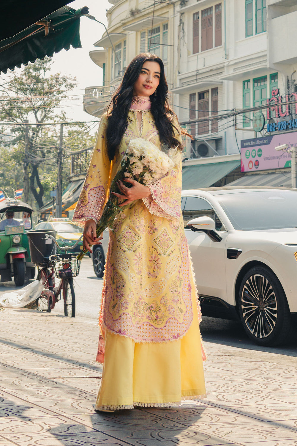 Buy Afrozeh | Mulaqaat'26 - LAMHA Embroidered  Suit 3 Pcs Unstitched | Women Summer Dresses 2026.choose good quality brands like Maria b zainab Chottani, Hussain Rehar, sobia nazir etc... Various Pakistani branded dresses summer fabric, elegant design, perfect for casual & formal wear also shop eid collections from khaslibaas .delivery available in UK, USA, Canada, UAE, Dubai and other countries... 