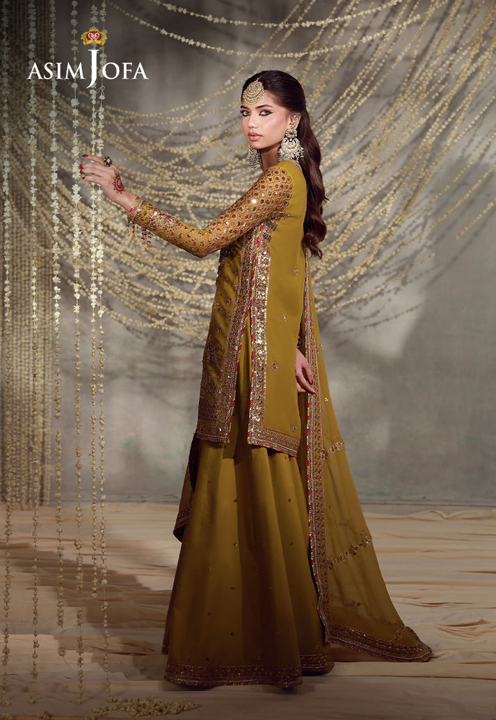 Buy asim jofa AJULFE-02 Embroidered  Suit 3 Pcs Unstitched | Women Summer Dress 2026.choose good quality brands like Maria b zainab Chottani, Hussain Rehar etc... Various Pakistani branded dresses summer fabric, elegant design, perfect for casual & formal wear also shop eid collections from khaslibaas .delivery available in UK, USA, Canada, UAE, Dubai and other countries... 