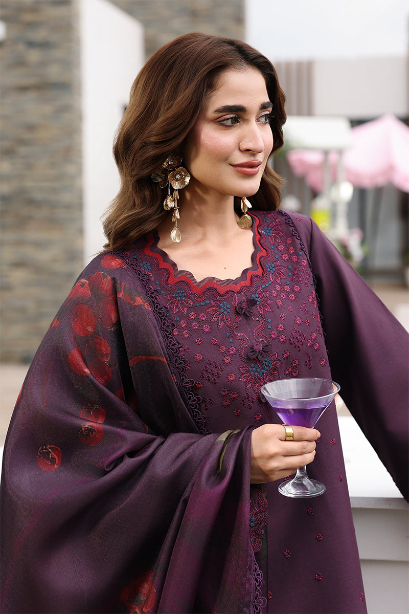Buy from khaslibaas RANG RASIYA | Florence Luxury Festive Edit 'Arezou - 3 piece unstitched embroidered Festive suit for women .choose good quality brands like Maria b Sobia Nazir Various Pakistani branded dresses summer fabric, elegant design, perfect for casual & formal wear.delivery available in UK, USA,Australia, Canada, UAE, Dubai and other countries... 