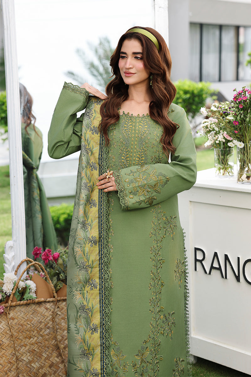 Buy from khaslibaas RANG RASIYA | Florence Luxury Festive Edit 'Bahar - 3 piece unstitched embroidered Festive suit for women .choose good quality brands like Maria b Sobia Nazir Various Pakistani branded dresses summer fabric, elegant design, perfect for casual & formal wear.delivery available in UK, USA,Australia, Canada, UAE, Dubai and other countries... 