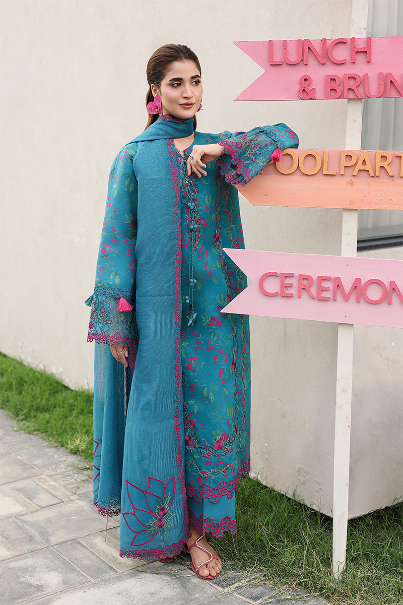 Buy from khaslibaas RANG RASIYA | Florence Luxury Festive Edit '26-Tina - 3 piece unstitched embroidered Festive suit for women .choose good quality brands like Maria b Sobia Nazir Various Pakistani branded dresses summer fabric, elegant design, perfect for casual & formal wear.delivery available in UK, USA,Australia, Canada, UAE, Dubai and other countries... 