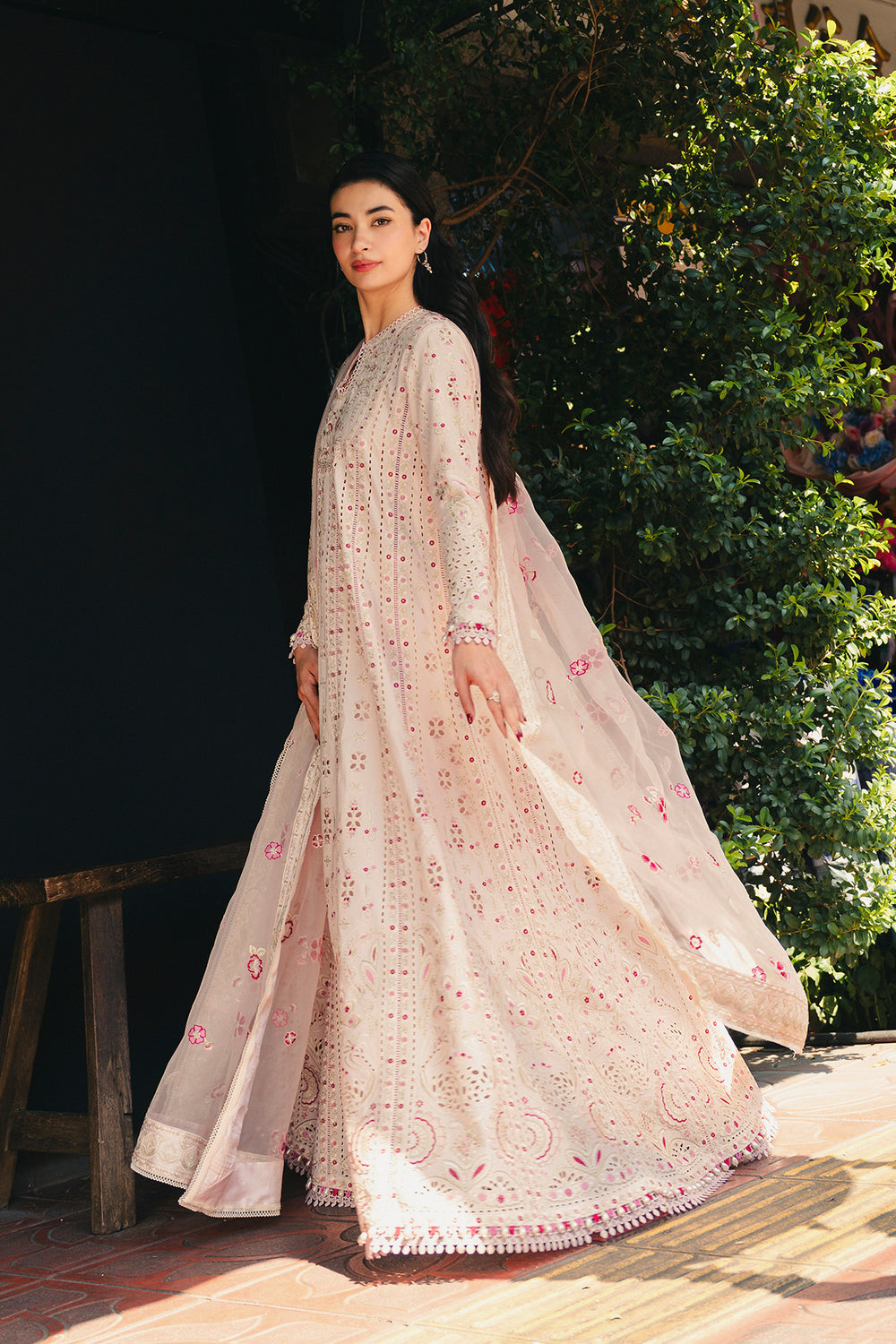 Buy Afrozeh | Mulaqaat'26 - KHAMOSHI Embroidered  Suit 3 Pcs Unstitched | Women Summer Dresses 2026.choose good quality brands like Maria b zainab Chottani, Hussain Rehar, sobia nazir etc... Various Pakistani branded dresses summer fabric, elegant design, perfect for casual & formal wear also shop eid collections from khaslibaas .delivery available in UK, USA, Canada, UAE, Dubai and other countries... 